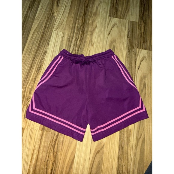 Nike Women's Small Fly Crossover Loose Viotech Pinksicle Mesh Basketball Shorts - Picture 6 of 7